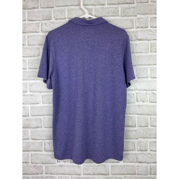 Flagstaff Golf Apparel Mens Royal Purple Heather Polo Size Small - Picture 4 of 5